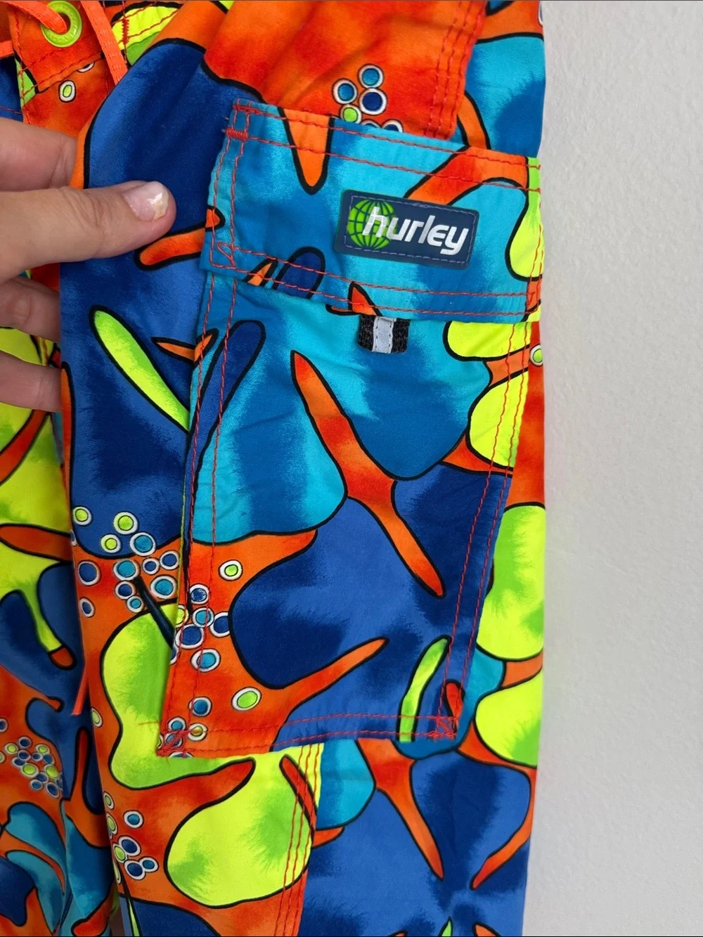 Vintage Hurley Wainae Floral Shorts Men’s Size 32 Made in USA Rare Y2K Surf